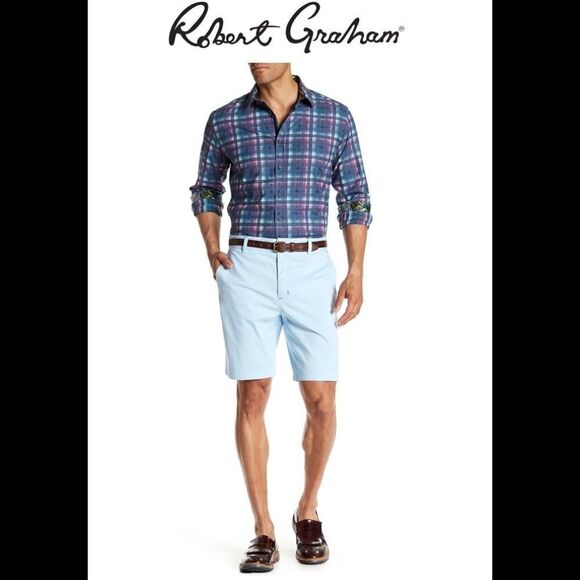 ROBERT Graham Neerav Cotton Button-Down Shirt Sz L - Picture 1 of 10